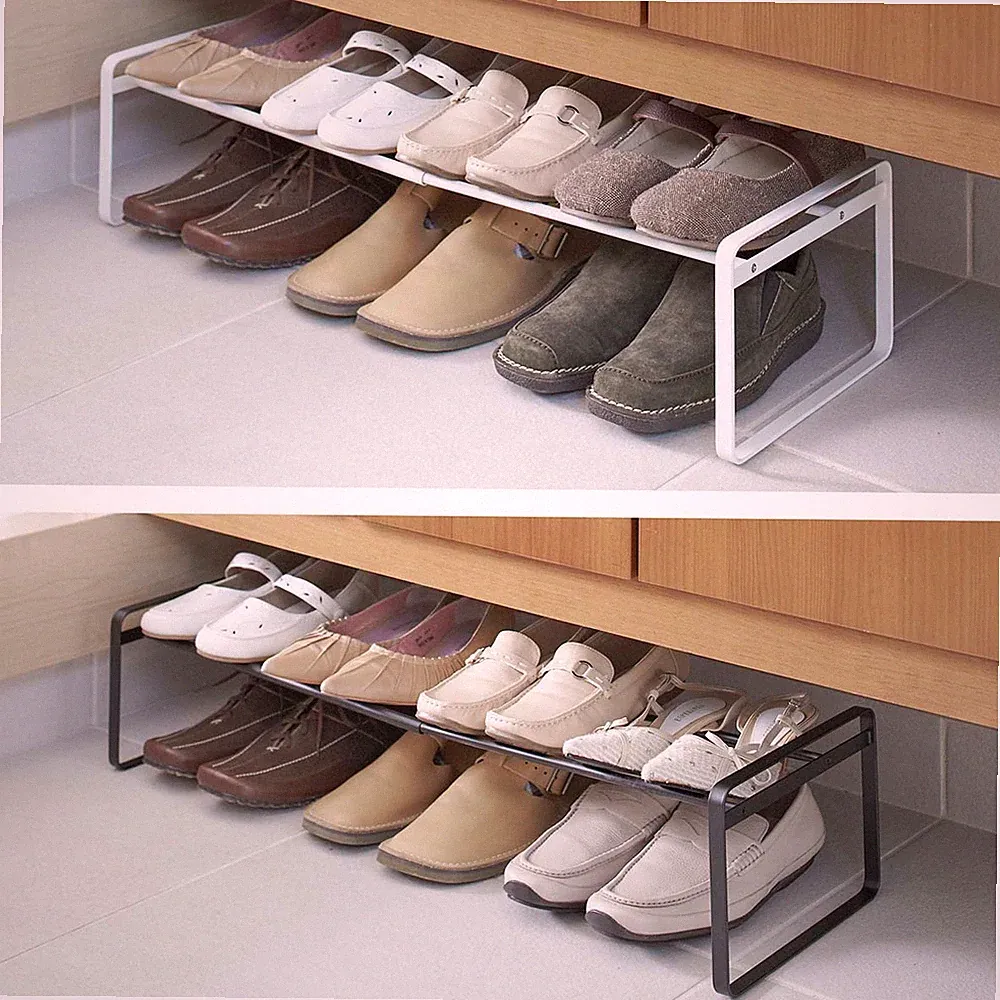 Yamazaki Schuhregal mit 1 Ablage ausziehbar für 3-5 Paar minimalistisch
